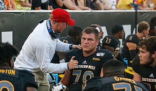 Mississippi legislators are pushing forward with proposals to let college athletes earn money from their own name, image or likeness. Photo courtesy USM Athletics