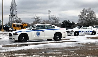 Jackson slowed to a standstill as the February storm moved in, and then stayed. As March began, residents and businesses were still suffering. Photo by Kristin Brenemen