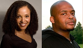 Jesmyn Ward (left) and Kiese Laymon (right) Photo courtesy USM