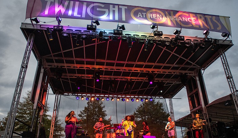 Ardenland and Wratchet Entertainment Group's first installation of the socially distant Twilight Concerts series back in November 2020 featured artists such as Tank and the Bangas. Photo courtesy Blair Ballou