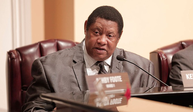 Ward 3 Councilman Kenneth Stokes said at the Jackson City Council meeting on March 30 that getting more deputies on the streets will help with security. File Photo by Imani Khayyam