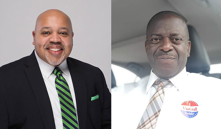 Brian C. Grizzell (left) and Vernon Hartley (right) won the Democratic Party run-off election for Wards 4 and 5, respectively, on Tuesday, April 27, based on unofficial results released by the election commission. Photos courtesy Brian Grizzell and Vernon Hartley