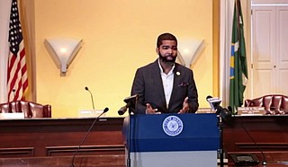 Mayor Chokwe A. Lumumba said at a media briefing on Monday, May 3, that he is planning to lift COVID-19 pandemic capacity restriction on businesses soon.  Photo courtesy City of Jackson