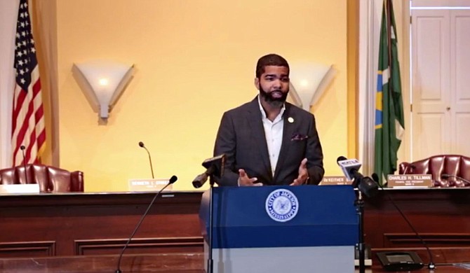 Mayor Chokwe A. Lumumba said at a media briefing on Monday, May 3, that he is planning to lift COVID-19 pandemic capacity restriction on businesses soon.  Photo courtesy City of Jackson