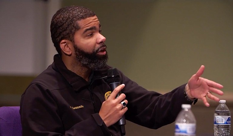 Mayor Chokwe A. Lumumba said at the special Jackson City Council meeting on Tuesday, May 4, at New Horizon Church on Ellis Avenue that poverty is linked to crime. Photo courtesy City of Jackson