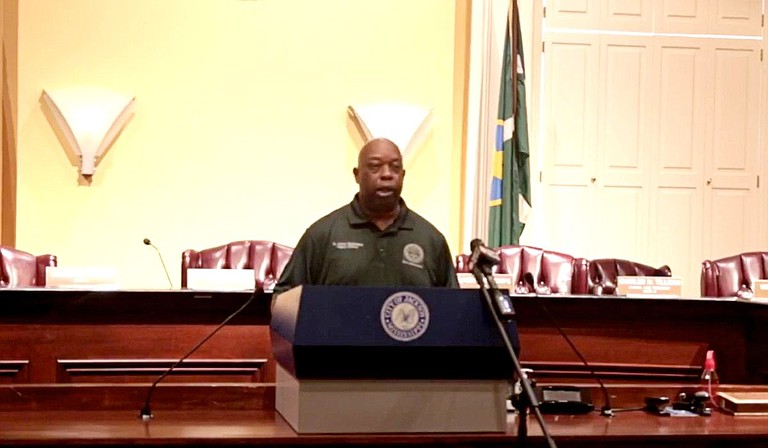 Parks and Recreation Deputy Director Abram Muhammad explained that the department is working to improve the Jackson Zoo at a press conference on Wednesday, June 2. Part of that is taking care of its staff. Photo courtesy City of Jackson