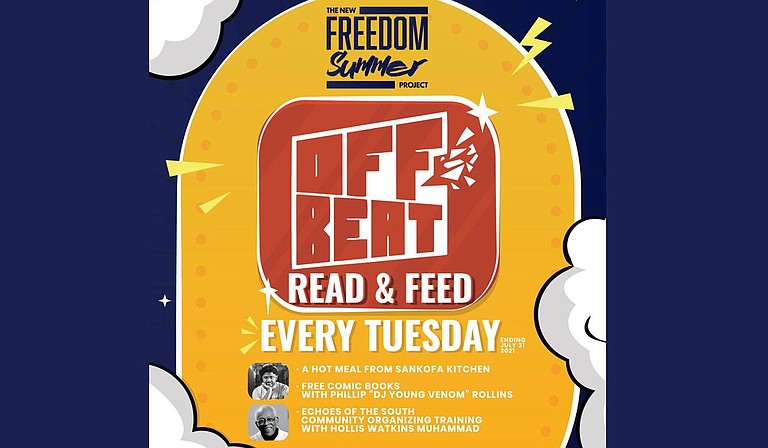 Phillip "DJ Young Venom" Rollins, owner of Offbeat in Jackson's Midtown neighborhood, is partnering with Mississippi M.O.V.E. to host a new weekly event called "Offbeat Read and Feed" as part of the Freedom Summer Project. Photo courtesy Offbeat
