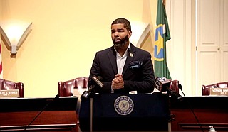 Mayor Chokwe A. Lumumba said at a press conference on Monday, July 12, 2021, that a debt-forgiveness program for water bills is now available in the city if residents fulfill certain conditions. Photo courtesy City of Jackson