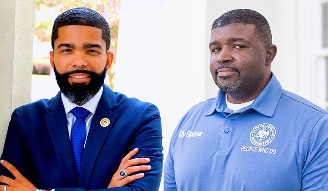 Jackson Public Works Director Charles Williams and Mayor Chokwe Antar Lumumba acknowledged funding is an obstacle to completing all long-term improvements required by the Environmental Protection Agency. Photo courtesy City of Jackson