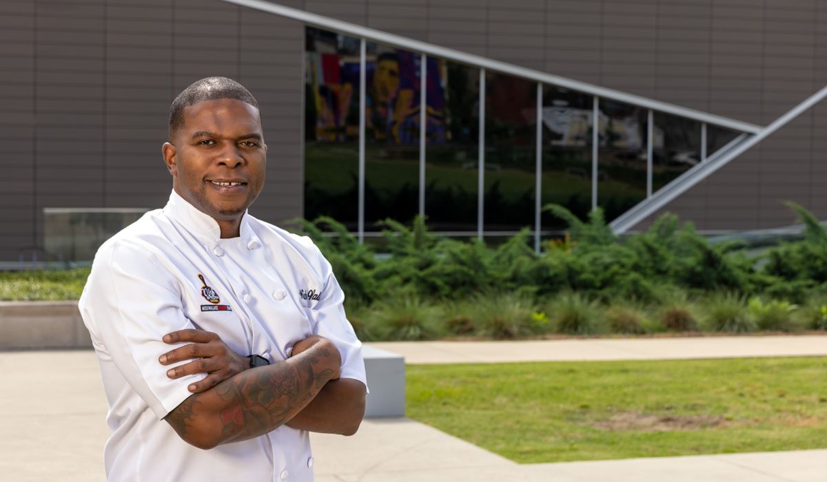 Nick Wallace, founder of Nick Wallace Culinary and Nick Wallace Catering and chef partner at the Capital Club of Jackson, opened a new restaurant called Nissan Café at the Two Mississippi Museums in Jackson on Tuesday, July 20. Photo courtesy MDAH