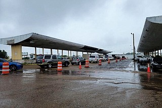 A Jackson testing site shows a flood of Mississippians potentially infected with COVID-19. State Health Officer Thomas Dobbs explains why the delta variant is such a danger to public health—and a successful school year. Photo by Nick Judin