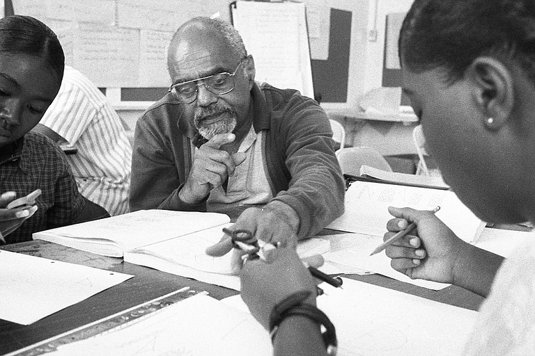Bob Moses used a MacArthur Foundation genius grant to create and launch the Algebra Project in 1982  to help rural and urban students achieve math literacy and to train teachers, administrators, and community activists to be math coaches. He taught math himself from Lanier High School in Jackson for years. Photo by David Rae Morris