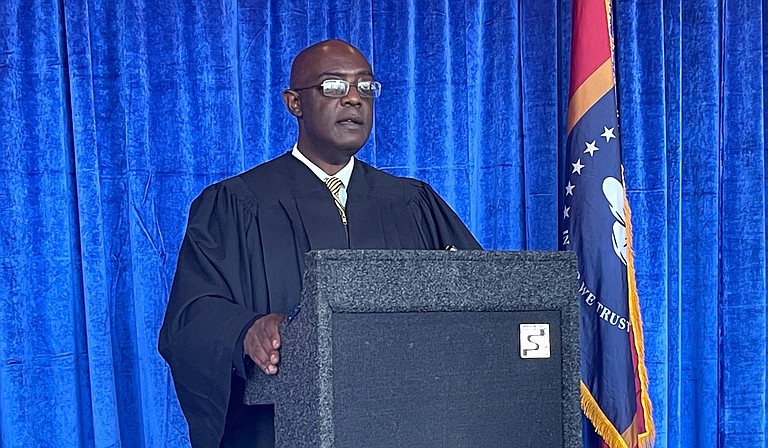 Hinds Circuit Drug Intervention Court Judge Winston Kidd handed out certificates of completion to 26 people who graduated from the drug program on July 28, 2021. Photo by Kayode Crown