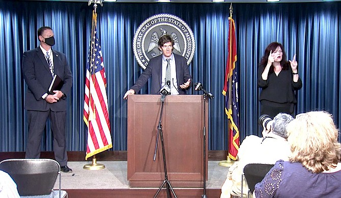 State Health Officer Thomas Dobbs ordered two new policies over the weekend. One limits elective surgeries in order to maintain capacity in the state’s already overburdened health-care system. The other would allow for more expedient use of monoclonal antibody treatment for COVID-19 patients. Photo courtesy State of Mississippi