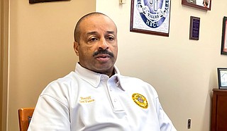 The burial ceremony for late Hinds County Sheriff Lee Vance was held at the Mississippi Coliseum in Jackson, Miss., on Saturday, Aug 14, 2021. Photo by Kayode Crown