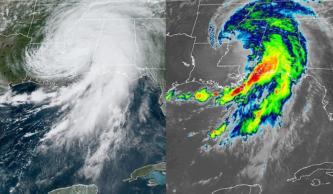 Hurricane Ida barreled into Louisiana on Sunday, leaving a swathe of destruction and causing at least one death before moving into Mississippi, where more than 100,000 residents lost power. Photo courtesy National Oceanic and Atmospheric Administration