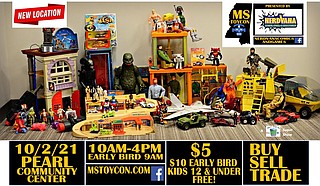 Neal Bumpus, who organized the inaugural Mississippi ToyCon in 2020, is partnering with Nerdvana Comics, Games & Collectibles to bring the event back in a new location for 2021. Photo courtesy Mississippi ToyCon