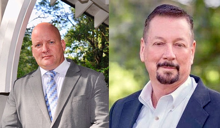 Former Hinds County deputies Richard Spooner and Les Tannehill are among the 13 candidates running for Hinds County Sheriff on Nov. 2. Photos courtesy Richard Spooner and Les Tannehill