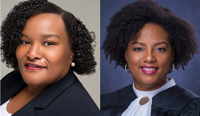 Greta Mack Harris and Carlyn McGee Hicks are both running for the position of Subdistrict 1 Hinds County Court Judge. The election will be held on Nov. 2. Photos courtesy web