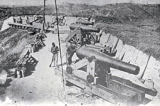 The 5th U.S. Heavy Artillery, an African American regiment in the Union army, was stationed for garrison duty in Vicksburg, Miss., during the Civil War. Photo courtesy National Park Services