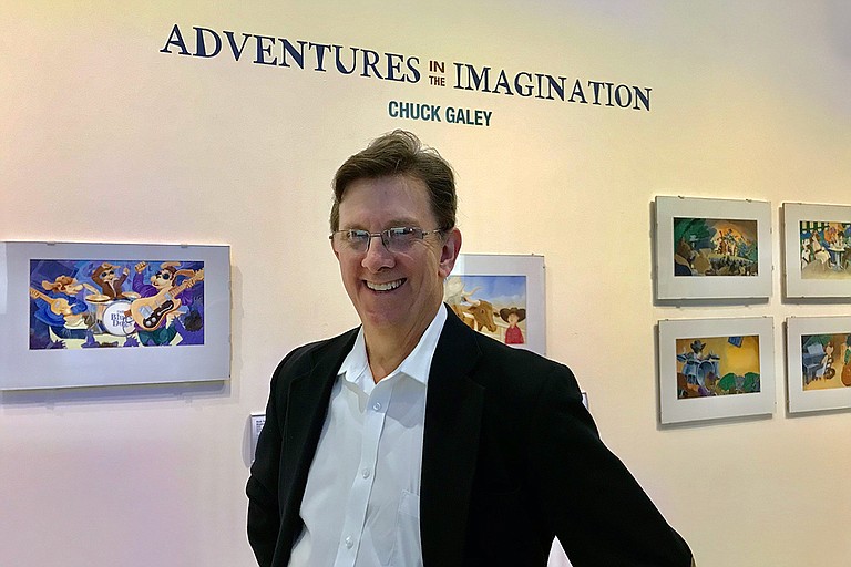 The exhibition “Adventures in the Imagination: Chuck Galey” is on view at the Mississippi Arts + Entertainment Experience (The MAX) in Meridian through March 12. Photo by Sherry Lucas