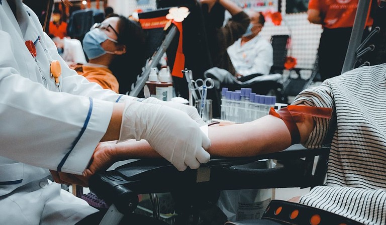 A not-for-profit blood service in Mississippi says it's facing an urgent need for donations from people with all blood types. Photo courtesy Nguyễn Hiệp on Unsplash