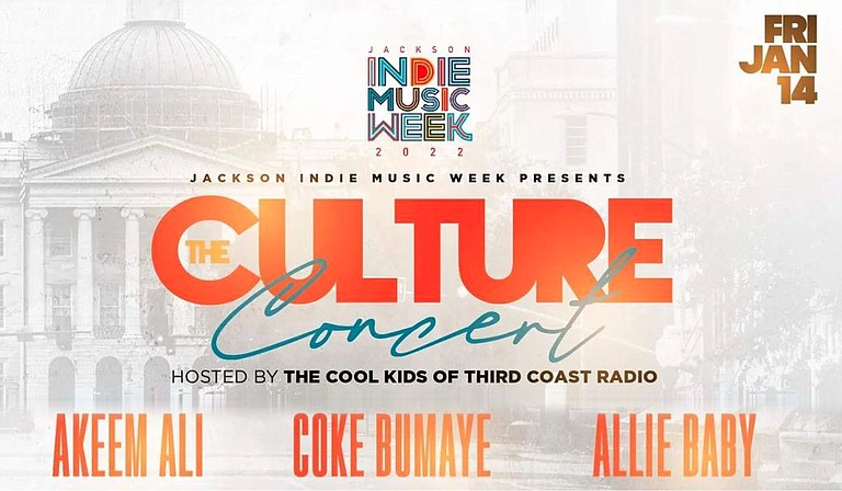 Jackson Indie Music Week, a week-long series of concerts, showcases, panels and parties spotlighting creatives from all genres, is partnering with the Cool Kids from Third Coast Radio to host "The Culture Concert" at Hal and Mal's in downtown Jackson on Friday, Jan. 14. Photo courtesy Jackson Indie Music Week