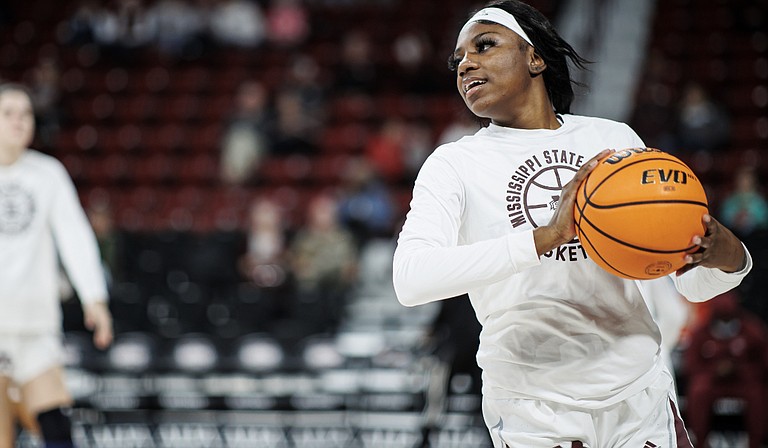 Freshman Denae Carter has played a major part in the Bulldogs’ outstanding non-conference play, with Philadelphia, Pa., native Carter playing in all 12 games and starting in two so far this season. Photo courtesy MSU Athletics