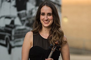 Shellie Brown Kemp was raised in Jackson, Miss., and returned to her hometown to pursue her musical career, which led to her recent appointment as the Mississippi Symphony Orchestra’s concertmistress. Photo courtesy Belhaven University