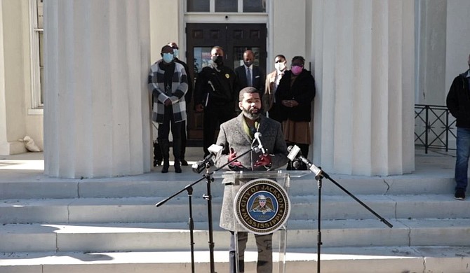 Mayor Chokwe A. Lumumba encouraged Jackson residents to get vaccinated this week as case numbers continued to surge. Jackson boasts almost 55% full vaccination, higher than the statewide average of 49% but lower than the nationwide average of 65%. Photo courtesy City of Jackson