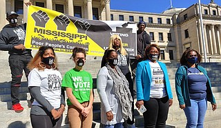 The Mississippi Poor People’s Campaign sponsored an initiative to more easily restore voting rights to convicted felons last year. The group focuses on advocacy for vulnerable populations and is now offering free COVID-19 testing sites in Jackson. Photo by Nick Judin