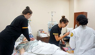 The University of Southern Mississippi’s College of Nursing and Health Professions is partnering with Merit Health Wesley in Hattiesburg to add two of the hospital’s nurses to the University’s clinical teaching faculty during the spring 2022 semester. Photo courtesy USM