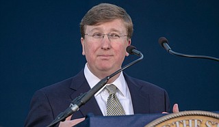 Mississippi Gov. Tate Reeves on Monday signed a bill that redraws the boundaries of the state's four congressional districts to account for changes in population. Photo courtesy Candace Harris