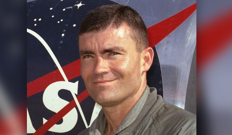 The City of Biloxi has unveiled a statute to honor Fred Haise Jr., an Apollo 13 astronaut who grew up there. Photo courtesy NASA