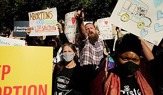 Texas has tightened abortion restrictions over the past two decades, leading women there to increasingly seek out-of-state abortions. Even before the new law took effect last September, at least half of the women who sought help from the fund got abortions in neighboring states. Today, nearly all of them do. Photo by Rogelio V. Solis via AP