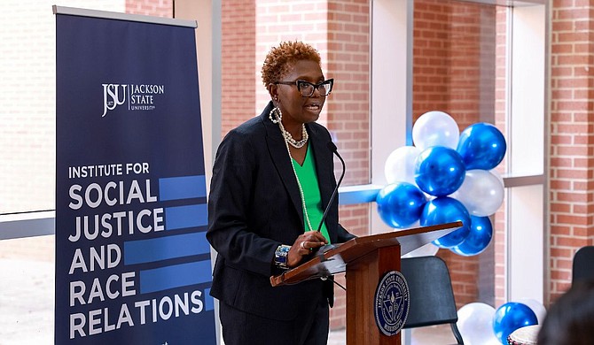 Jackson State University relaunched its Institute for Social Justice and Race Relations on Thursday, Feb. 24, in the College of Liberal Arts. The original institute opened in 2013, but a lack of funding halted programming four years later. Photo courtesy JSU