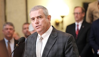 Republican House Speaker Philip Gunn (pictured) and Republican Gov. Tate Reeves are both pushing to phase out the state income tax over several years. Photo by Ashton Pittman