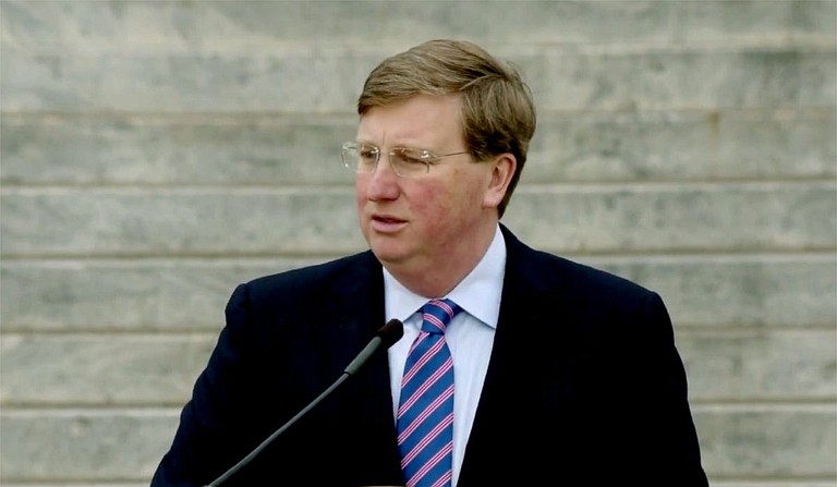 Mississippi Gov. Tate Reeves insisted Thursday that legislators pass a bill to phase out the state income tax, but other Republicans who lead the House and Senate remained far apart on the issue. Photo courtesy State of Mississippi