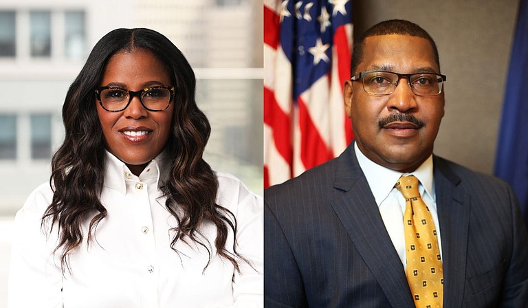 Jackson State University recently announced that Thasunda Brown Duckett (left) and Homer Wilkes (right) will hold presentations during the university's 2022 commencement exercises. Photo courtesy JSU