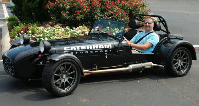 Dan and his Caterham Super 7 Hayabusa. Click the image for a larger view.