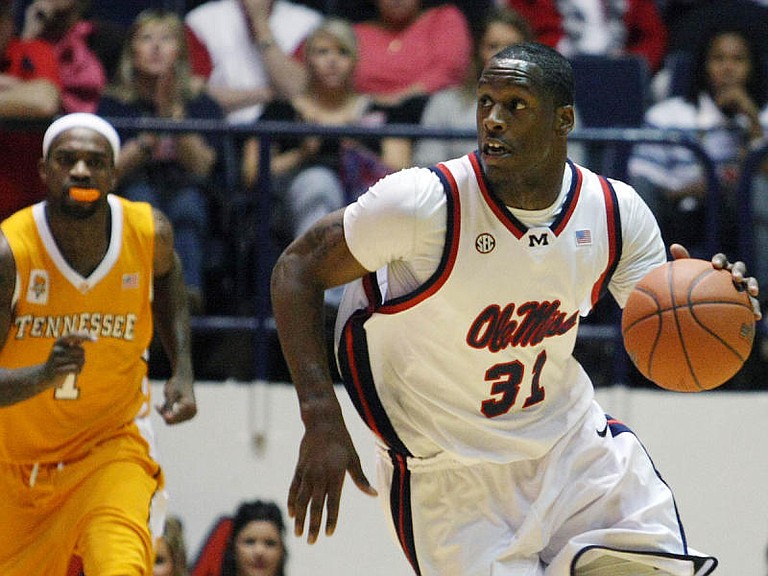 Ole Miss forward Murphy Holloway had 18 points and 13 rebounds Wednesday night in the Rebels' win over Tennessee.