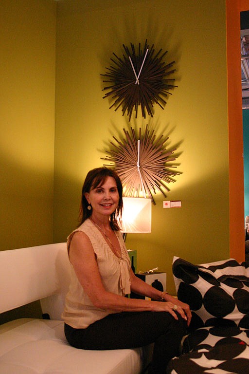 Shopkeeper Tommie Goodman showcases stylish, contemporary home furnishings in Max.