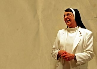 Sister Dorothea Sondgeroth received the Pro Ecclesia et Pontifice Cross, the Pope's highest honor for non-clergy, from Pope Benedict XVI last week.