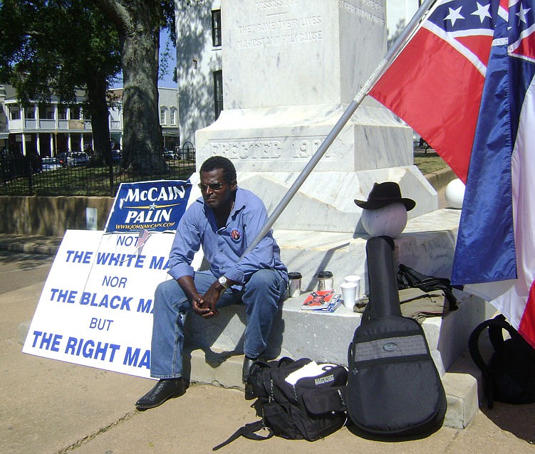 Hervey, a black Oxford resident, is an ardent supporter of The Republican Party.