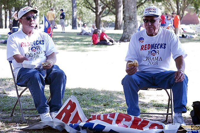 Tony Biessman, 74, co-founded Rednecks for Obama.
