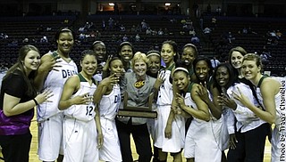 The Delta State women's basketball team had to work overtime to win its fourth consecutive GSC championship.