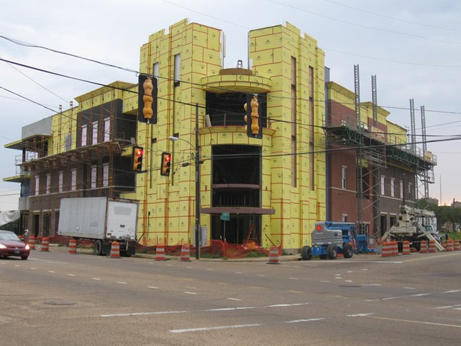 Progress continues at Fondren Place and Duling, slated to be the newest Peters Real Estate developments.