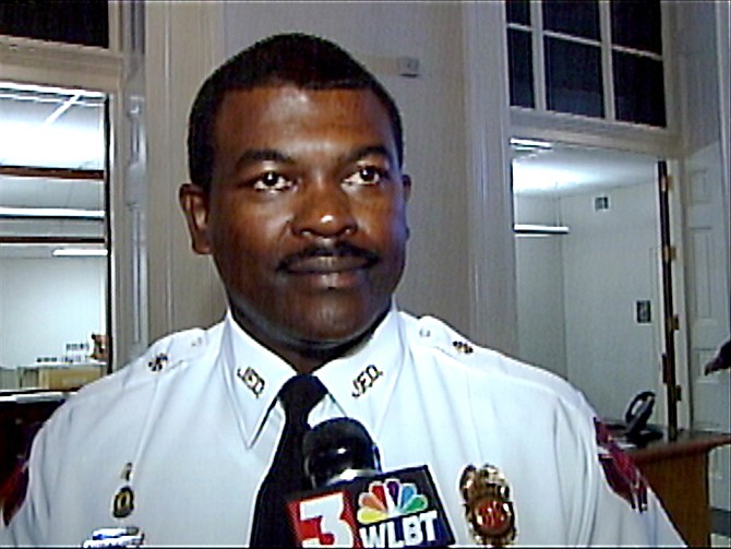 Jackson Fire Chief Vernon Hughes